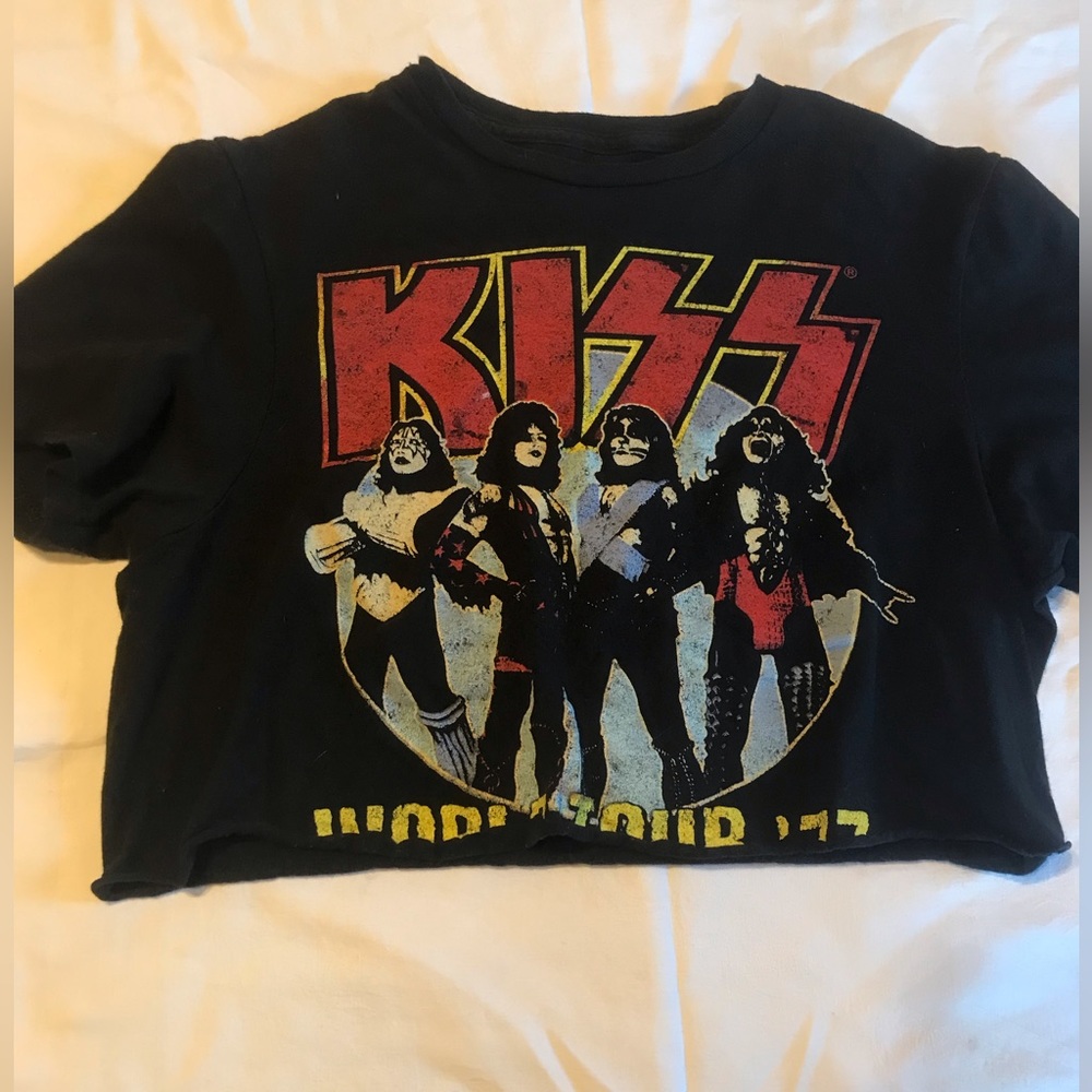 KISS crop top